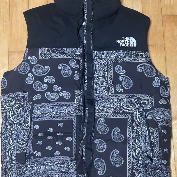 노스페이스 케이스스터디 패딩조끼 xl
