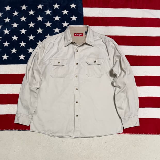 랭글러워크셔츠 빈티지워크셔츠 Wrangler work shirt 