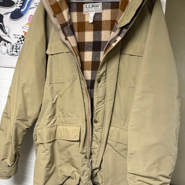 엘엘빈(llbean) 마운틴 자켓 baxter 파카 옐로우(L)