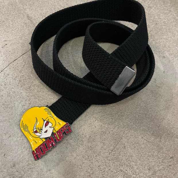 빈티지 90s 훅업스 우븐벨트