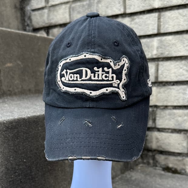 Von Dutch distressed washing cap 