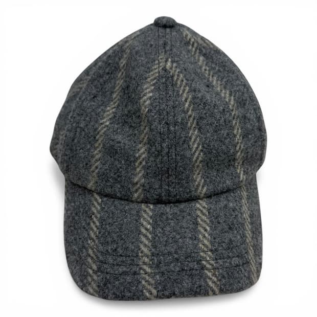 F) 시스템 해링본 울 볼캡