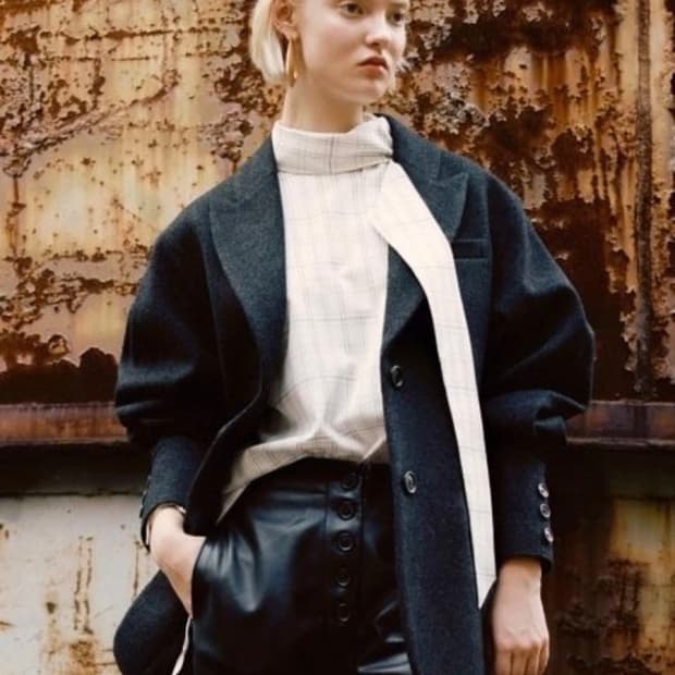 앤더슨벨 클래식 퍼프 울 자켓