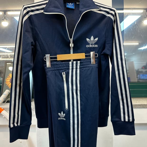 아디다스 져지 트레이닝 세트 네이비