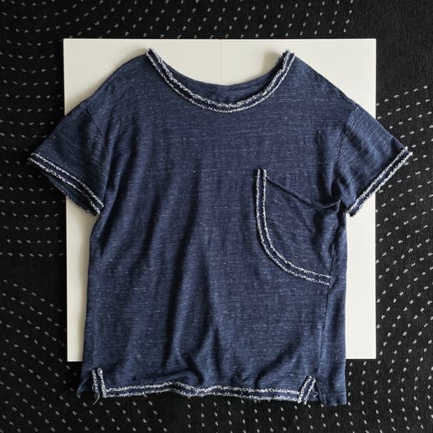 indigo t-shirt