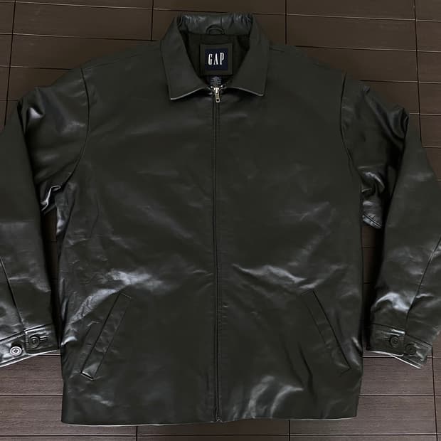 (XXL) 올드갭 레더 자켓