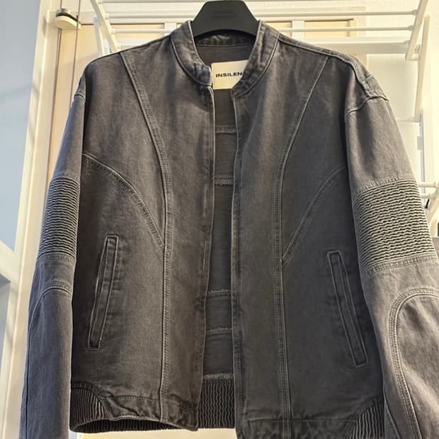 인사일런스 스모킹 페이드 데님 자켓 GREY