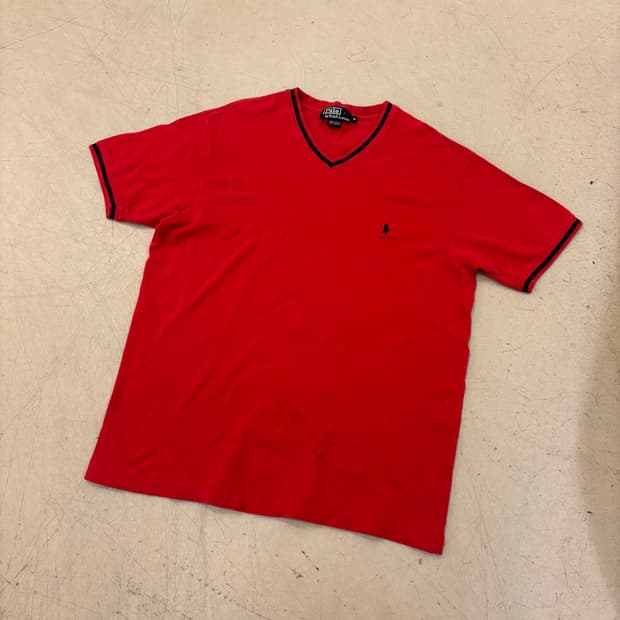 폴로 랄프로렌 포니 브이넥 반팔티