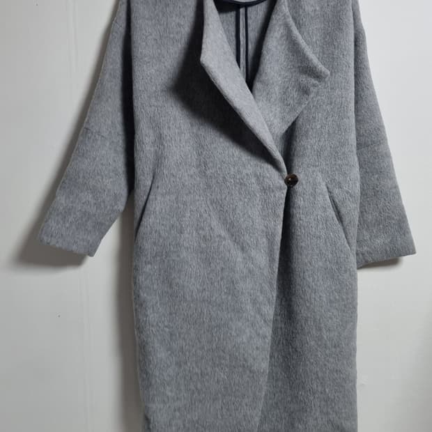 1사이즈 (66) maje 마쥬 그레이 모/알파카 코트 
