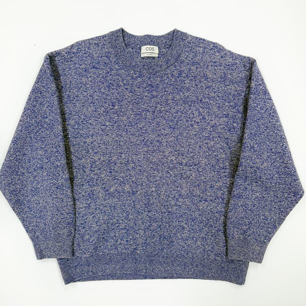코스 Relaxed 블루 니트
