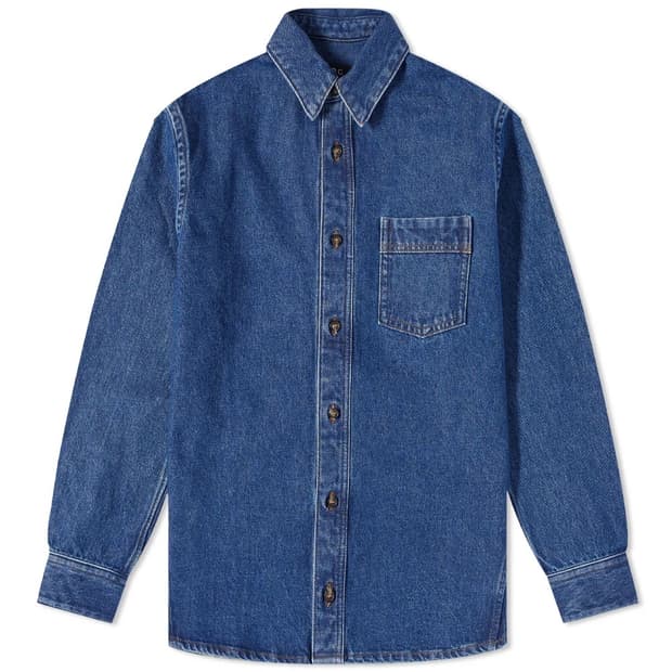 아페쎄 데님 오버 셔츠