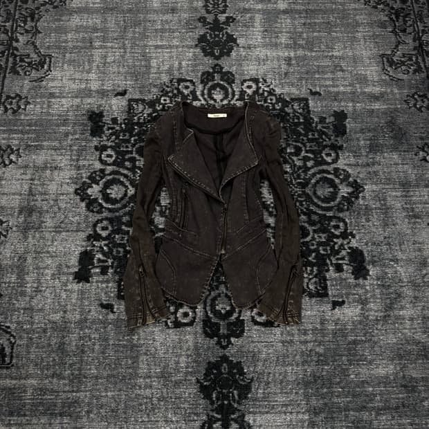 Papaya y2k rust washing cotton rider jac