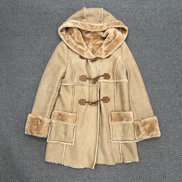 빈티지 무스탕 더플코트