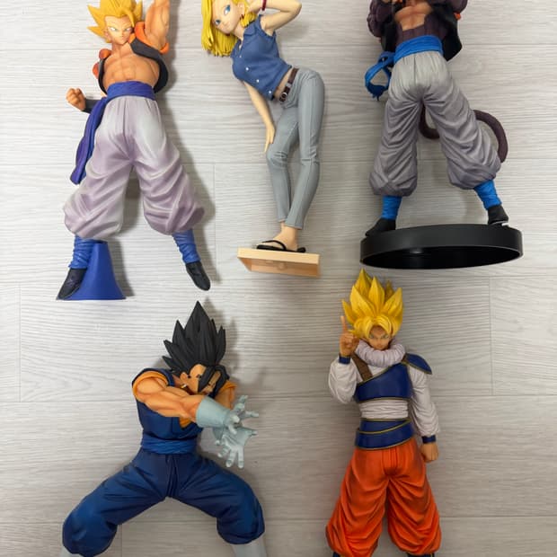 드래곤볼 피규어 5종 판매합니다