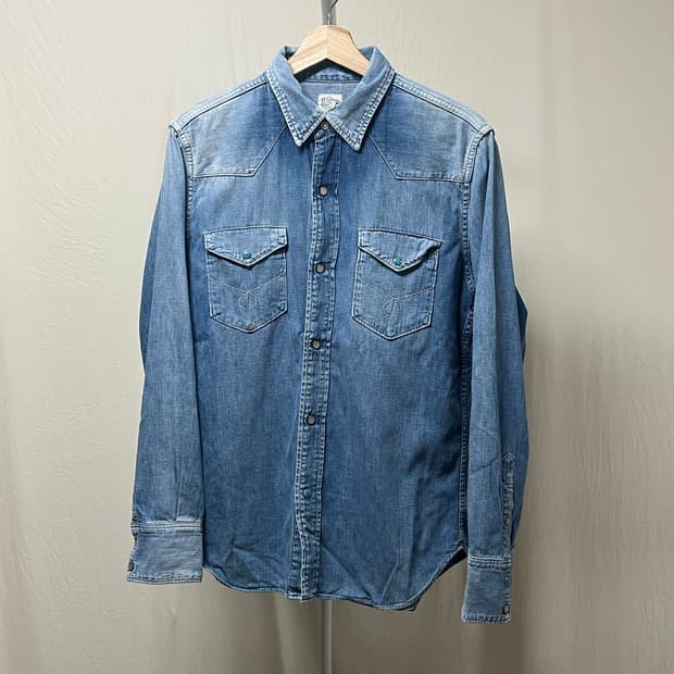 orslow western denim shirt