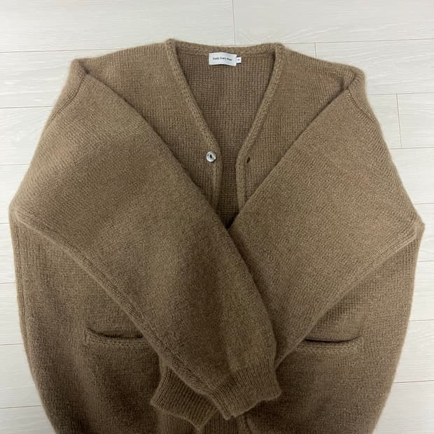 스테디에브리웨어 (SEW) 모헤어 가디건 베이지 브라운 3사이즈