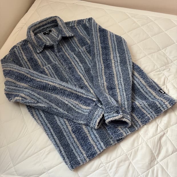 스투시 뽀글이 셔츠 M