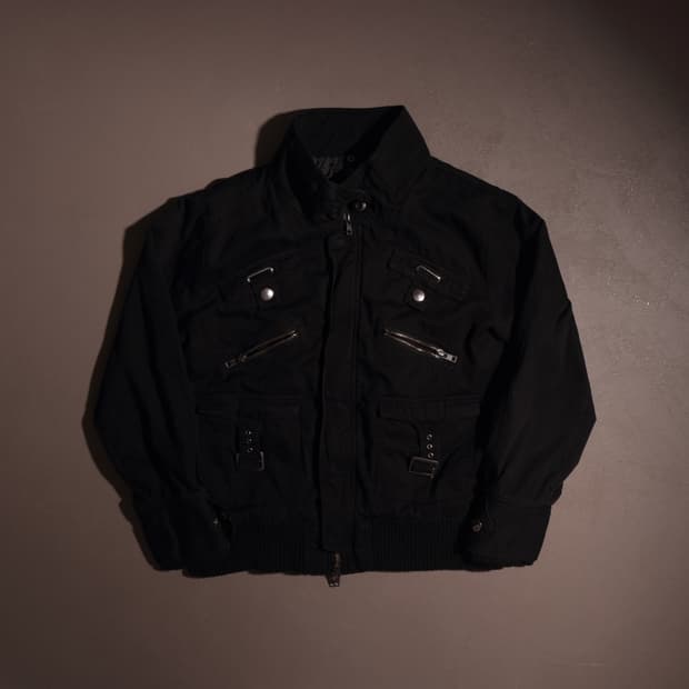 MULTI POCKET SHIRRING JACKET