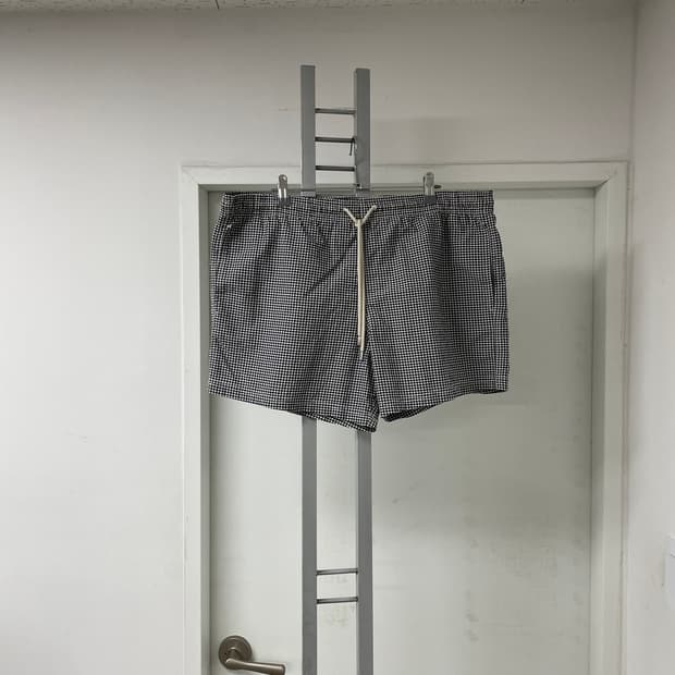 폴스미스 깅엄 체크 반바지 M