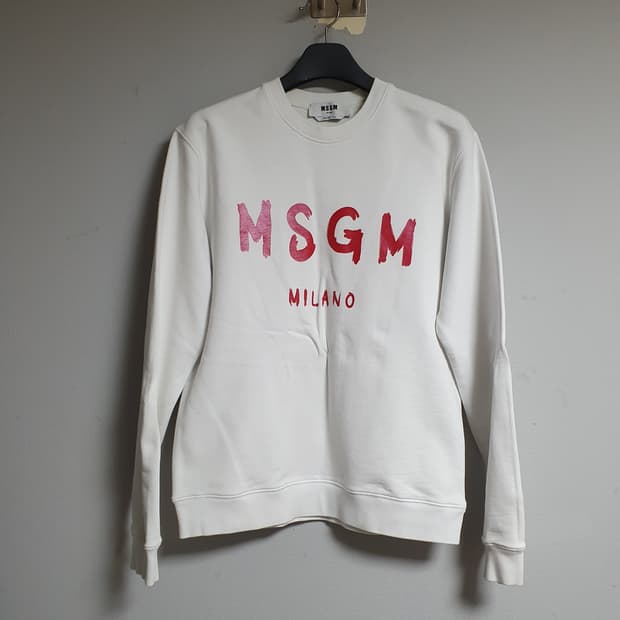 남여공용 MSGM 오버핏 맨투맨)100
