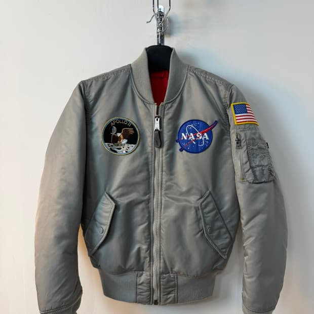 알파인더스트리 나사 Ma-1 리버시블 자켓 