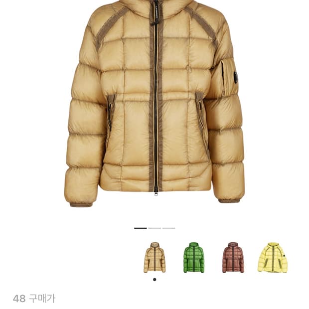 덱스 착용) cp company dd shell 패딩