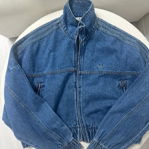 아디다스 데님 자켓 M사이즈