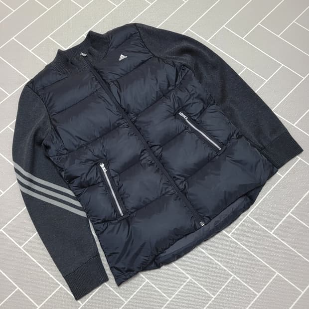 아디다스 골프 리플렉티브 퍼텍스 퀸텀 구스 니트 점퍼 M