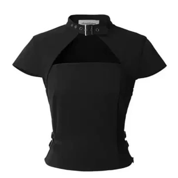 쓰리타임즈 쓰탐 타이디 버클 탑 tidy buckle top