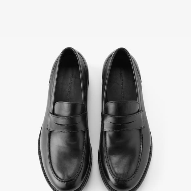 뉴 러그 로퍼 R24H212 (홀스레더 블랙