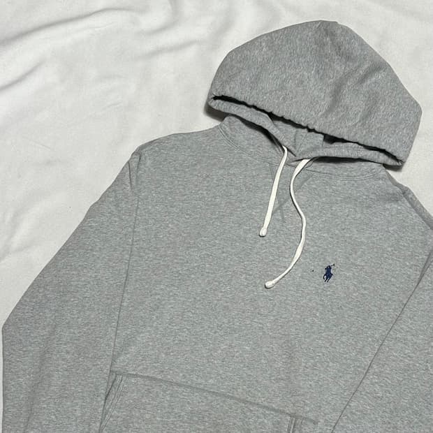 M 폴로 랄프로렌 그레이 후드티