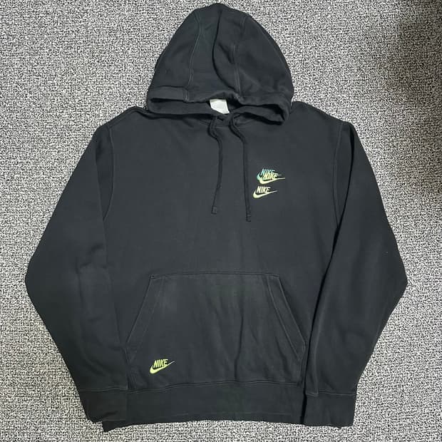 (XL추천) 나이키 블랙 멀티스우시 후드티