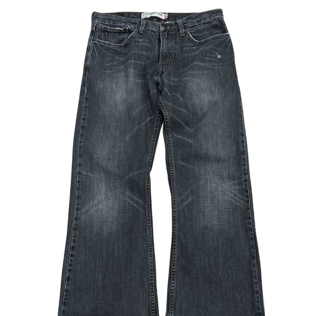 리바이스 00s 527 흑청 데님 팬츠 made in Hong kong