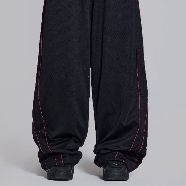 제이디드런던 블랙 매쉬 베이퍼 트랙수트