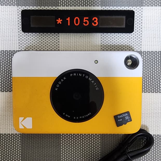 코닥 즉석 필름카메라 RODOMATIC 옐로바디