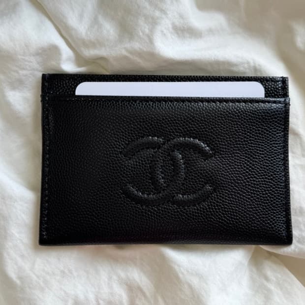 (구매) 샤넬 타임리스 카드 슬롯