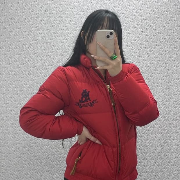 폴로 랄프로렌 올드스쿨 레트로 자수패치 패딩 S C08329