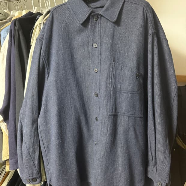 도큐먼트 데님셔츠XL