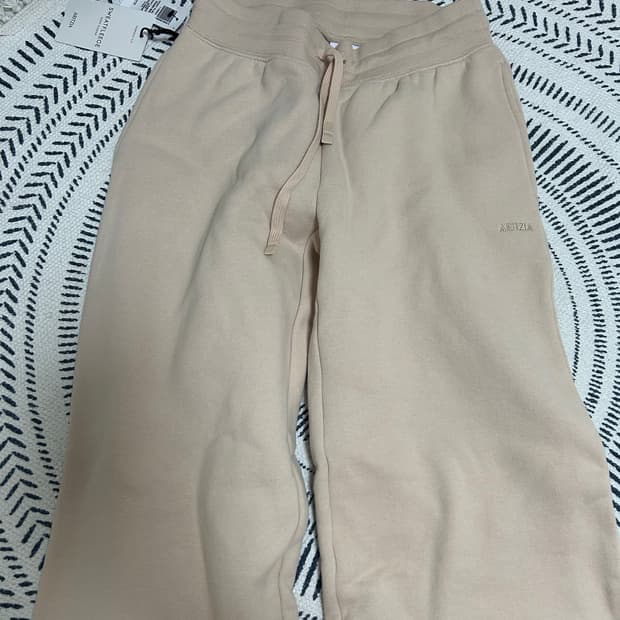 aritzia 와이드 스웻팬츠