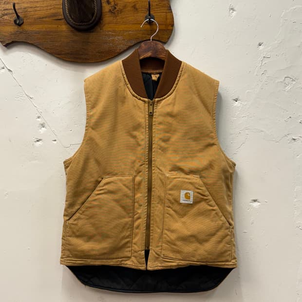 L) Carhartt V01 Duck Vest Hamilton Brown