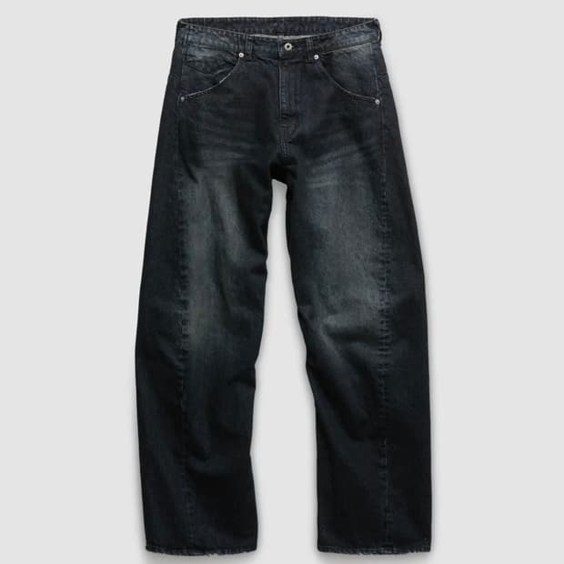 워시드 엔지니어 데님 팬츠 (워시드네이비)