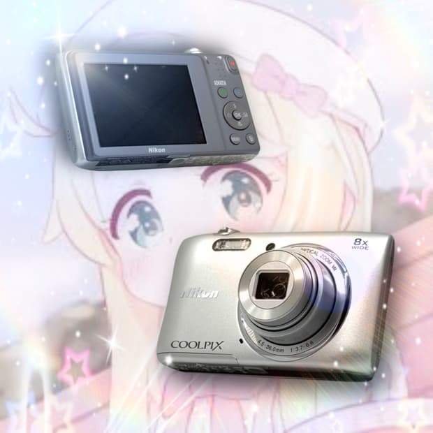 [연예인&뽀용!] 니콘 쿨픽스 S3600 실버 디지털카메라