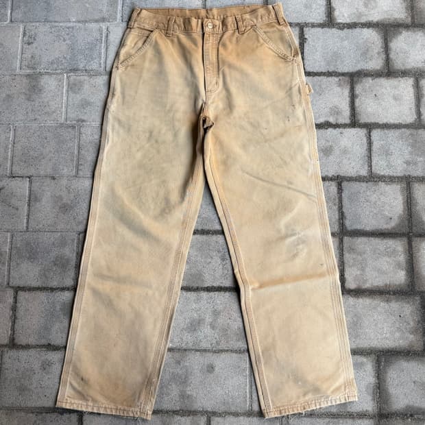 칼하트 B11 BRN 싱글니 카펜터 워크 팬츠