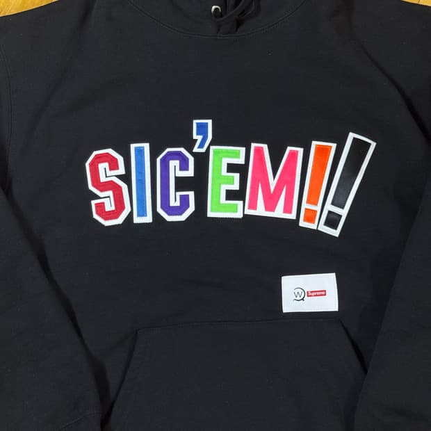 슈프림 더블탭스 후드 M