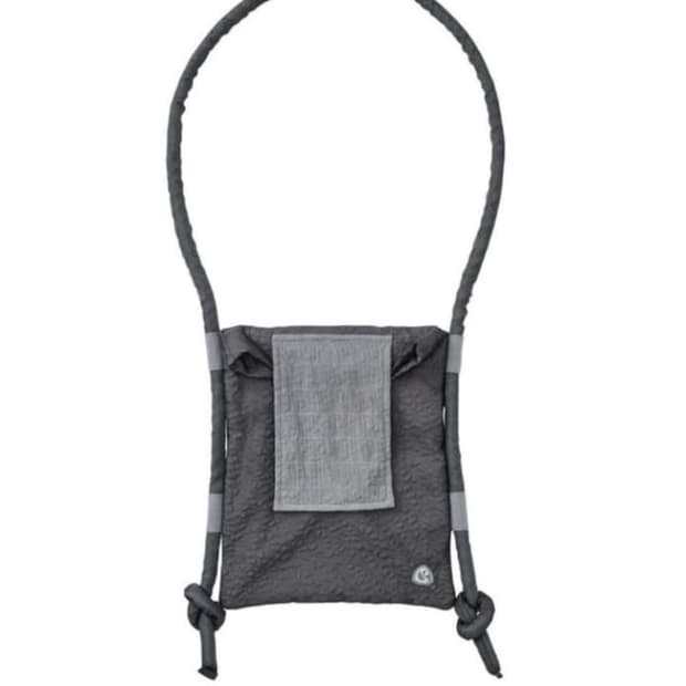 코이세이오 셔링 로프 크로스백 그레이