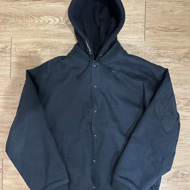 슈프림 트윌 후드 바시티 자켓 L사이즈