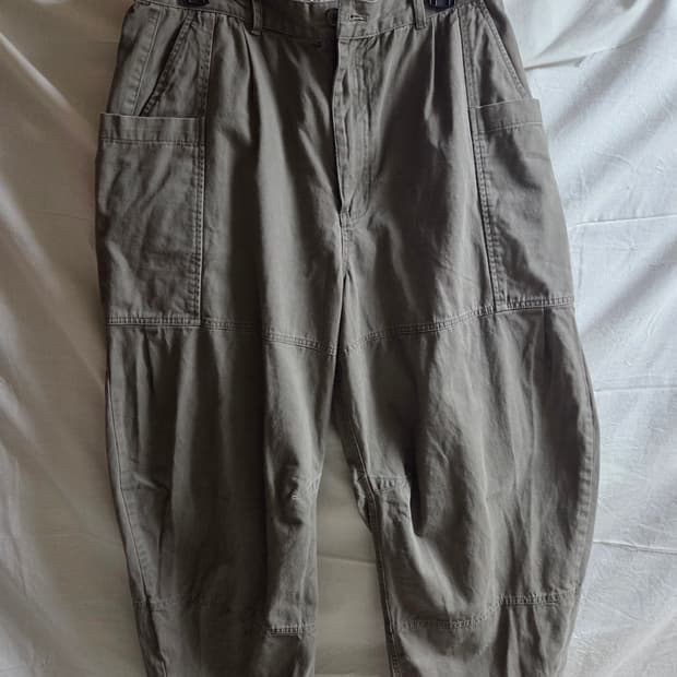 밀로아카이브 더블라운드 팬츠 카키브라운 L