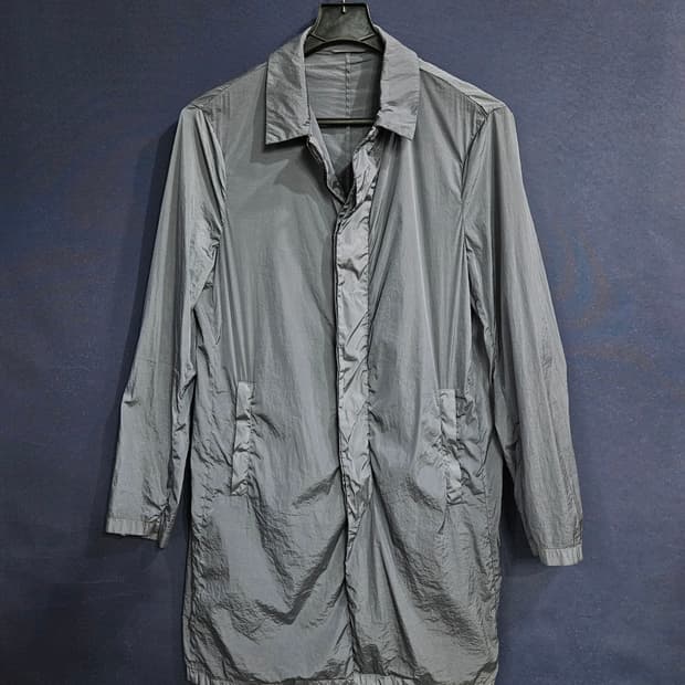 프라다 다크그레이톤 남성 50 하프 홑겹 바람막이 자켓 