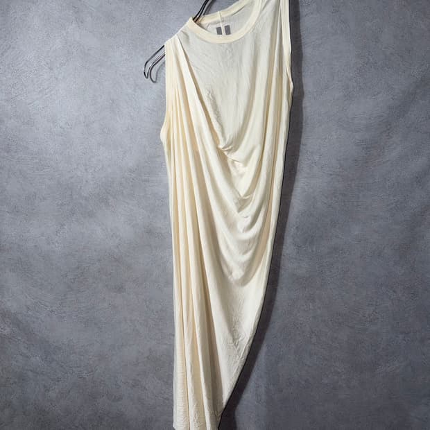 15SS 릭오웬스 드레이프 슬리브원피스