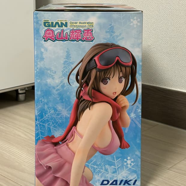 다이키 공업 TECH GIAN 커버 일러스트 오쿠야마 키에 미소녀 피규어